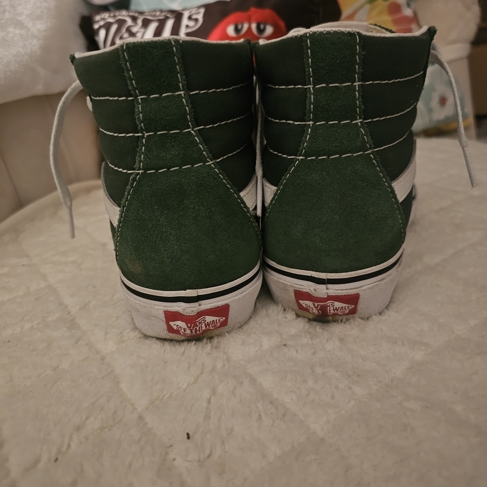 Vans Men And Women Old Skool Sk8 TheoryGreener Past High-Top Sneakers - Picture 6 of 9